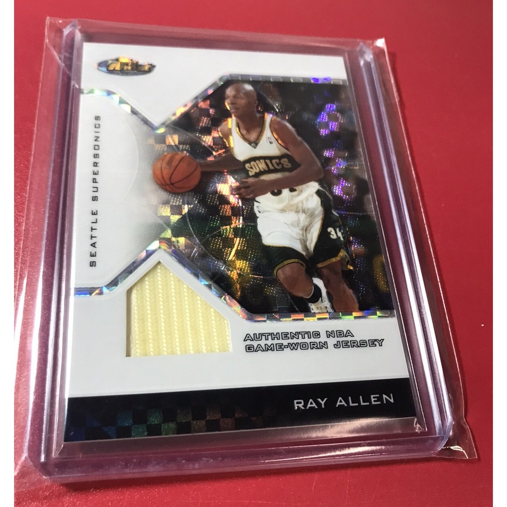 2004-05 Finest X-Fractors #127 Ray Allen JERSEY 73/129